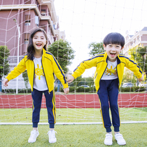 Kindergarten garden clothes spring and autumn primary school uniforms childrens sports class clothes teachers for boys and women cotton sets