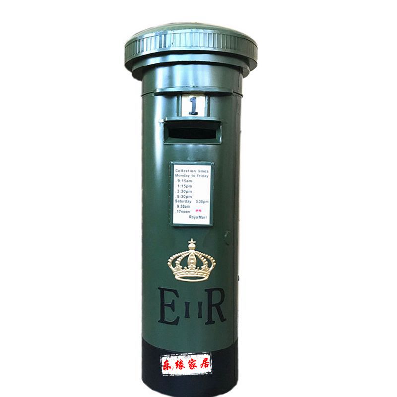 Iron Post Box British Post Box King Model Retro Letterbox Letter