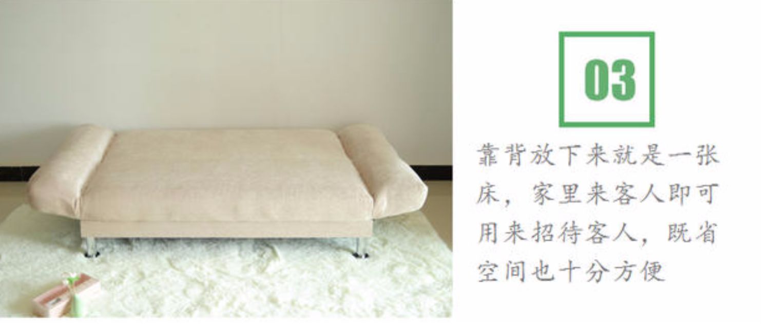 1,8 m lười biếng sofa vải có thể gập lại căn hộ nhỏ sofa giường 1,5m đôi ba sofa giường giải phóng mặt bằng - Ghế sô pha sofa thư giãn