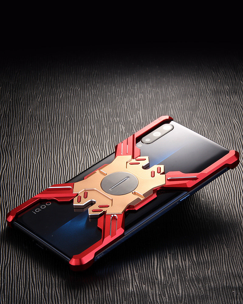 Kylin Armor Heroes Bracket Aluminum Metal Shell Case Cover for vivo iQOO