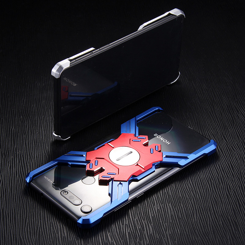 Kylin Armor Heroes Bracket Aluminum Metal Shell Case Cover for Huawei Honor V20