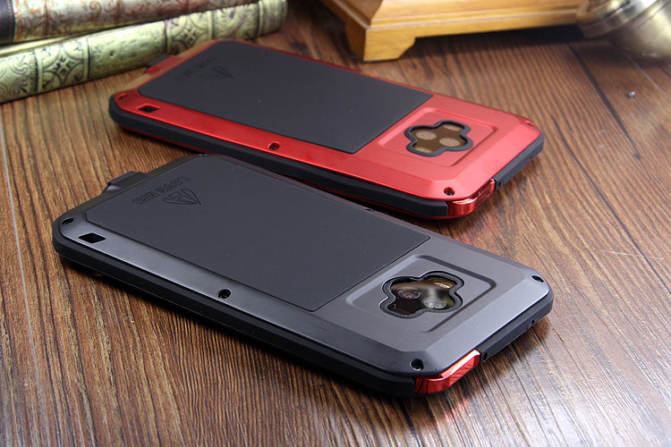 LOVE MEI Powerful Water Resistant Shockproof Dust/Dirt/Snow Proof Aluminum Metal Outdoor Gorilla Glass Heavy Duty Case Cover for Huawei Mate 10