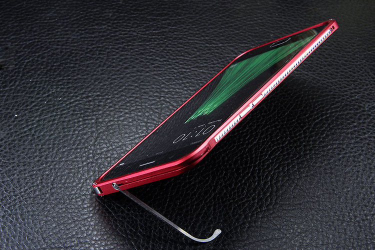 iMatch Slim Light Aluminum Metal Shockproof Bumper Case with Kickstand for OPPO R11 & OPPO R11 Plus