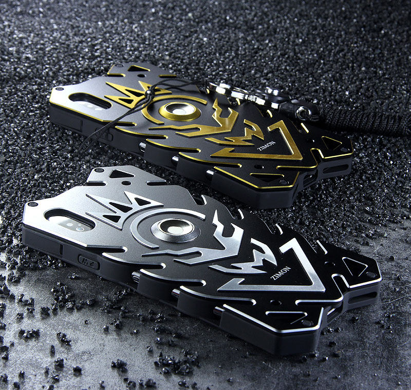 SIMON New THOR II Magnetic Bracket Aviation Aluminum Alloy Shockproof Armor Metal Case Cover for Apple iPhone X