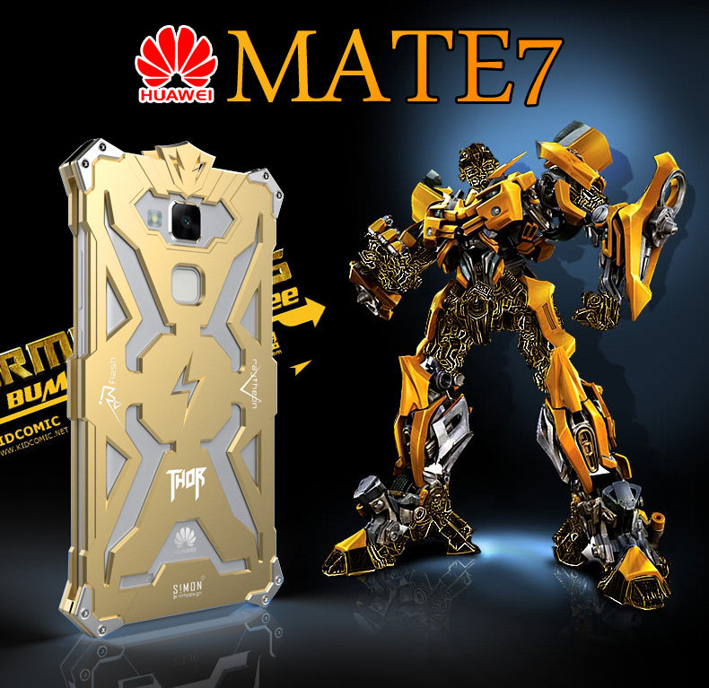 SIMON THOR Aviation Aluminum Alloy Shockproof Armor Metal Case Cover for Huawei  Mate 8 & Huawe Mate 7 & Huawei Mate S