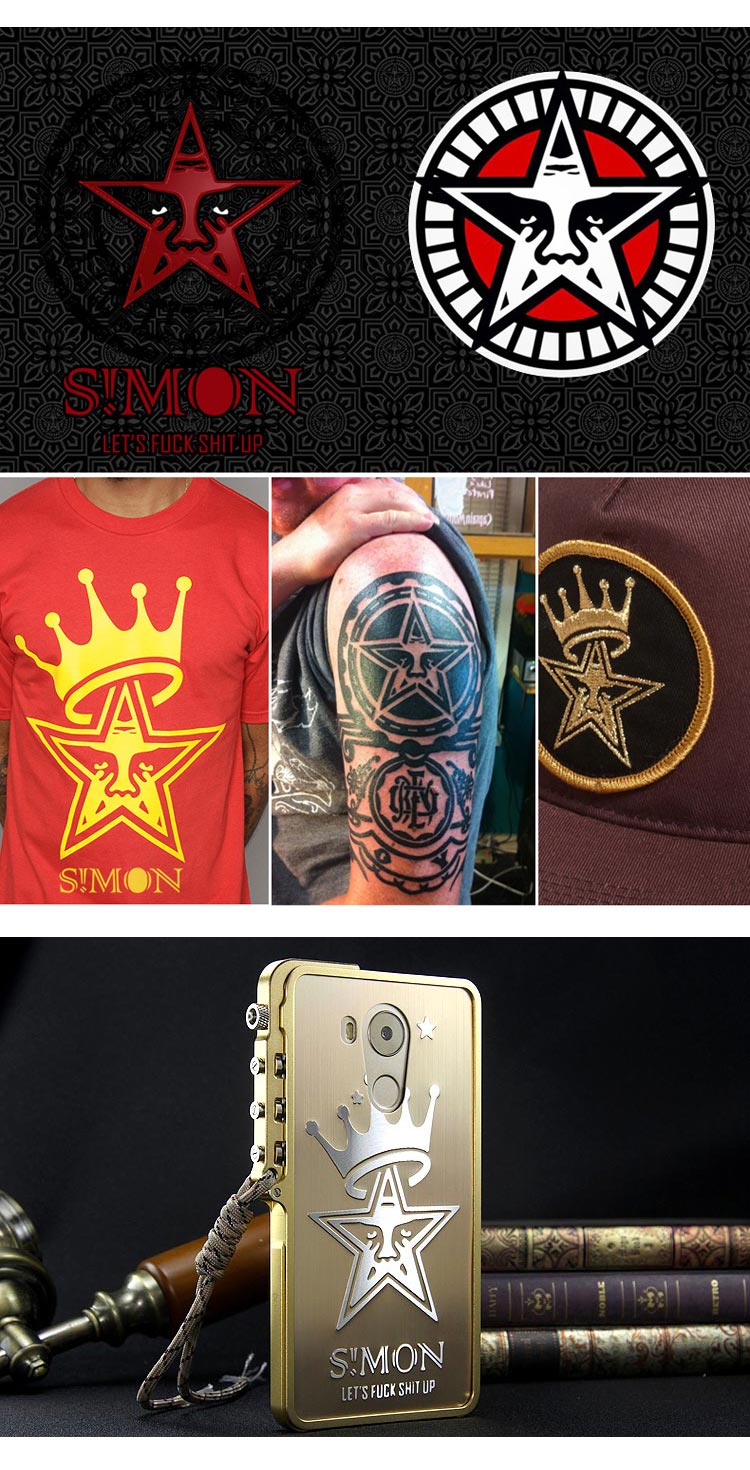 SIMON Mechanical Arm Trigger Aluminum Alloy Metal Bumper Outdoor Case Cover for Huawei Mate 8