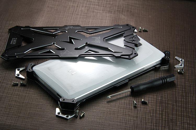 SIMON THOR Aviation Aluminum Alloy Shockproof Armor Metal Case Cover for Xiaomi Mi 4