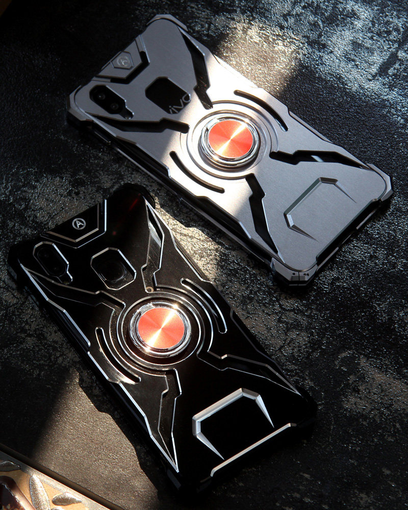WK Iron Man Military Grade Shockproof Screw-less Metal Case w/ Ring Holder for vivo X21 UD & vivo X21