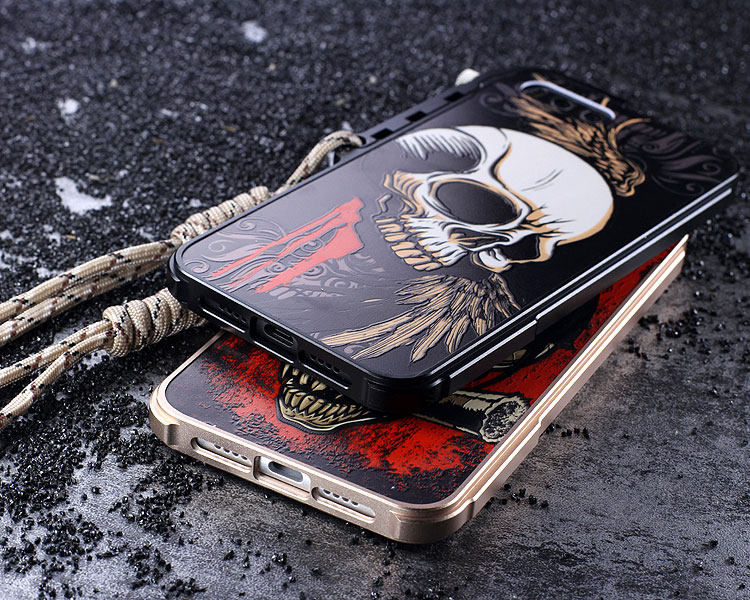 KANENG Mechanical Arm Trigger Aluminum Bumper Metal Frame 3D Cameo Back Cover Case for Xiaomi Mi 6