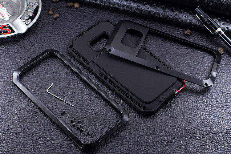 R-Just Extreme Premium Protection System Aluminum Heavy Duty Metal Case for Samsung Galaxy S8 Plus & Galaxy S8
