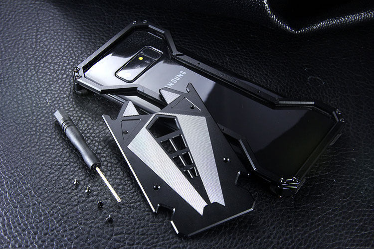 S.CENG Spider-Man Shockproof Aerospace Aluminum Metal Shell Case Cover for Samsung Galaxy Note 8