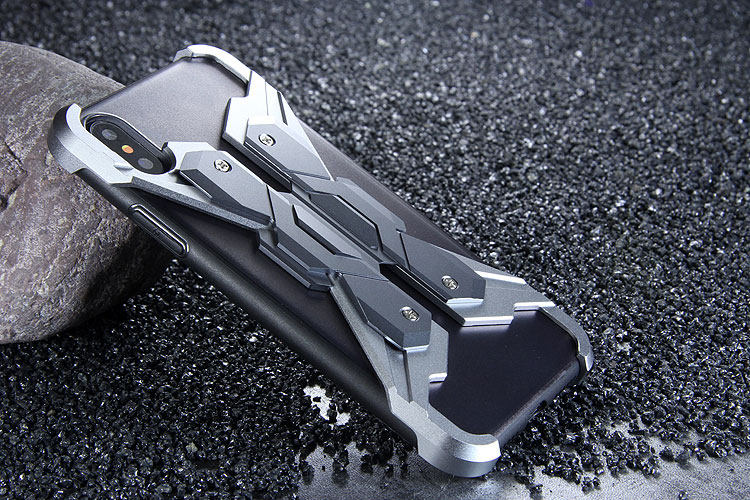 Luphie Neo Armor EVA Wings Shockproof TPU Metal Case Cover for Apple iPhone X