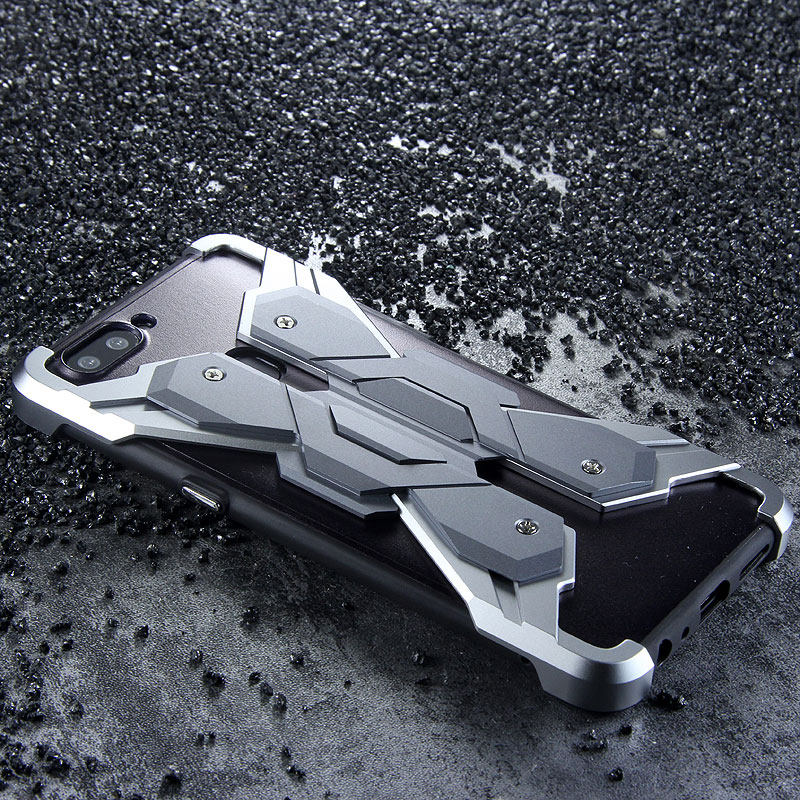 Luphie Neo Armor EVA Wings Shockproof TPU Metal Case Cover for OPPO R11s & OPPO R11s Plus