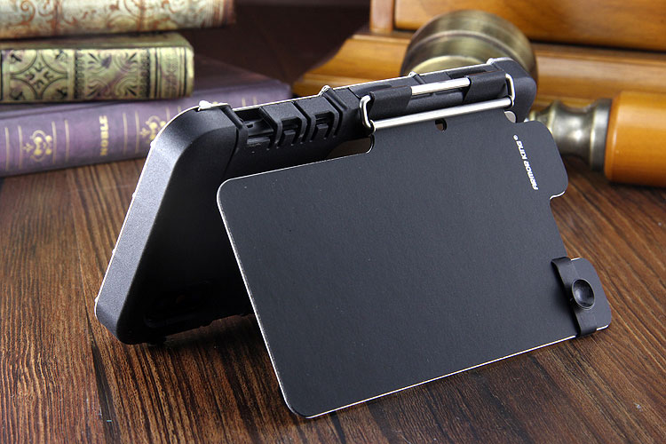 Armor King Iron Man Luxury Shockproof Stainless Steel Aluminum Metal Flip Case Cover for Apple iPhone X