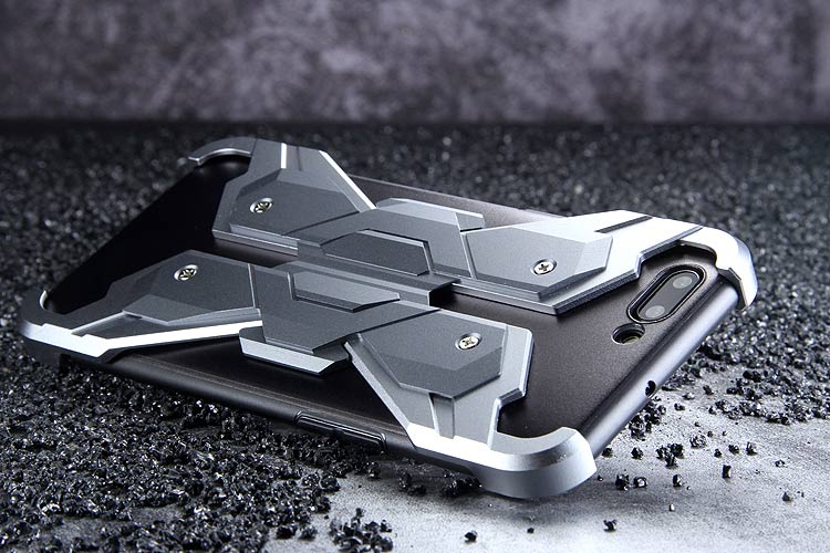Luphie Neo Armor EVA Wings Shockproof TPU Metal Case Cover for OPPO R11 & OPPO R11 Plus