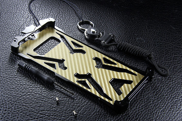 SIMON THOR Magnetic Bracket Aviation Aluminum Alloy Shockproof Armor Metal Case Cover for Samsung Galaxy Note 8