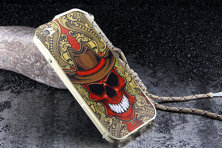 KANENG Mechanical Arm Trigger Aluminum Bumper Metal Frame Cameo PC Back Case Cover for Apple iPhone 6S/6 & iPhone 6S Plus