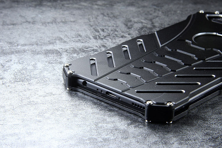 R-Just Batman Shockproof Aluminum Shell Metal Case with Custom Stent for OnePlus 5