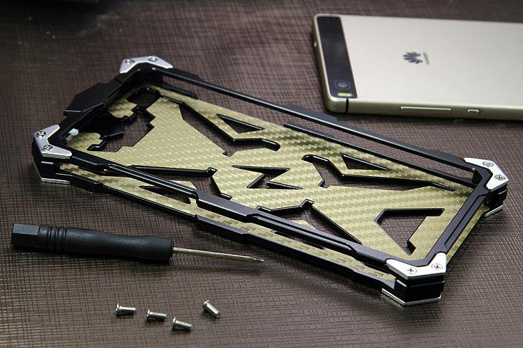 SIMON THOR Aviation Aluminum Alloy Shockproof Armor Metal Case Cover for Huawei P8 & Huawe P8 Lite