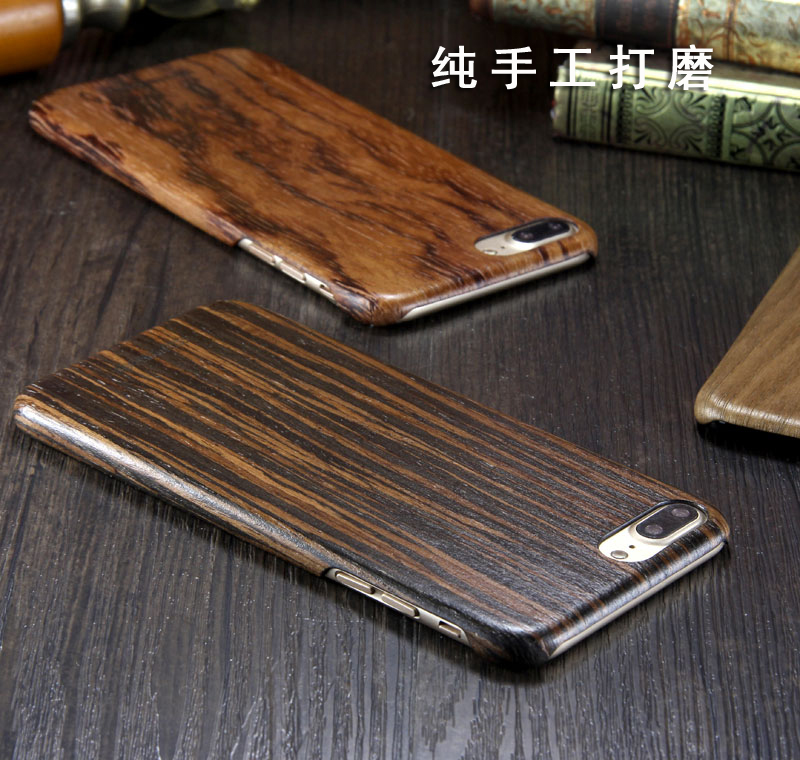 SHOWKOO Kevlar Natural Wood Ultra Slim Case Cover for Apple iPhone 8 Plus & iPhone 8 & iPhone 7 Plus & iPhone 7