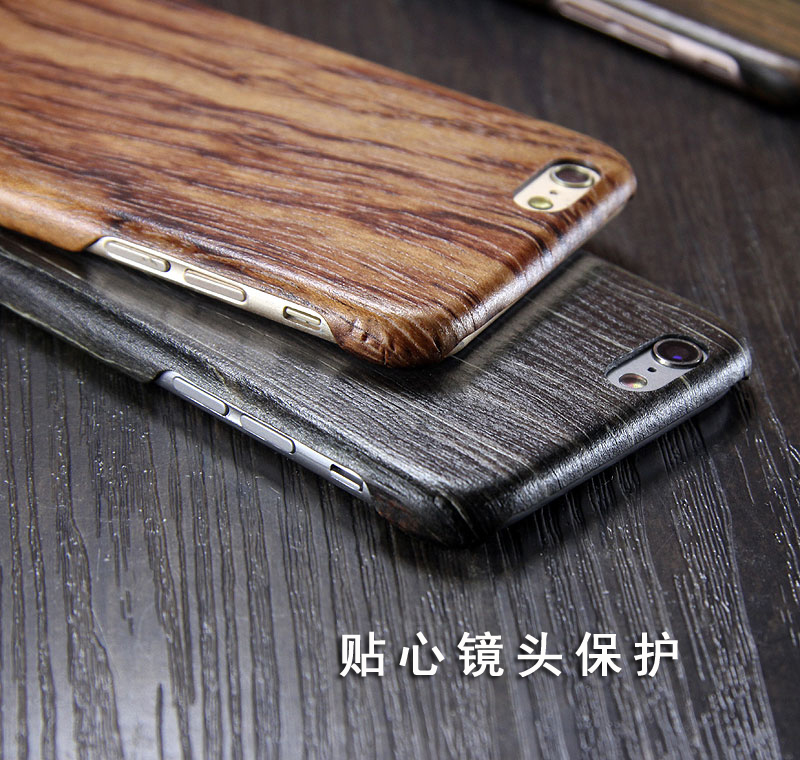 SHOWKOO Kevlar Natural Wood Ultra Slim Case Cover for Apple iPhone 6S Plus/6 Plus & iPhone 6S/6