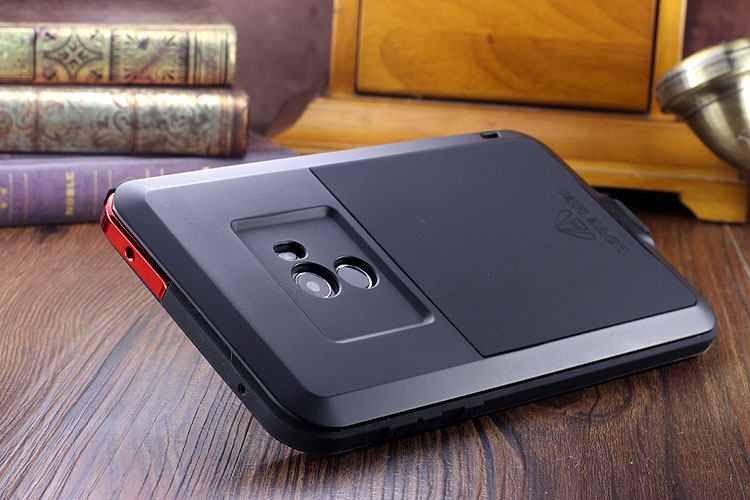 LOVE MEI Powerful Water Resistant Shockproof luminum Metal Gorilla Glass Heavy Duty Case Cover for Xiaomi Mi MIX