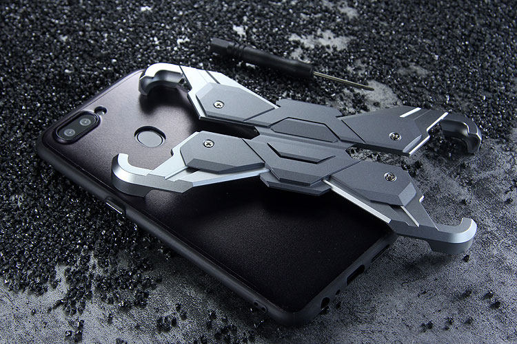 Luphie Neo Armor EVA Wings Shockproof TPU Metal Case Cover for OPPO R11s & OPPO R11s Plus