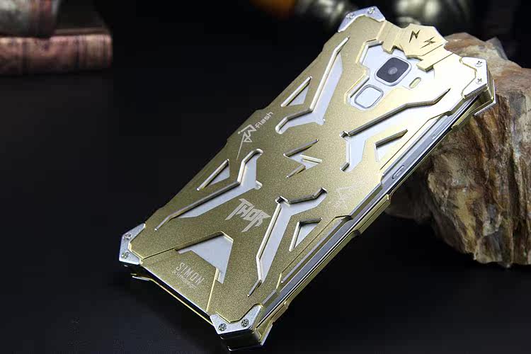 SIMON THOR Aviation Aluminum Alloy Shockproof Armor Metal Case Cover for Huawei Honor 7 & Honor 7i