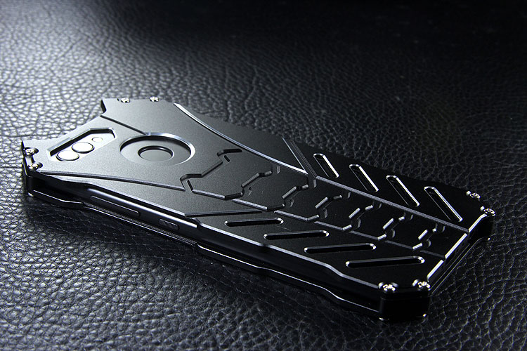 R-Just Batman Shockproof Aluminum Shell Metal Case with Custom Batarang Stent for Huawei nova 2 & Huawei nova 2 Plus