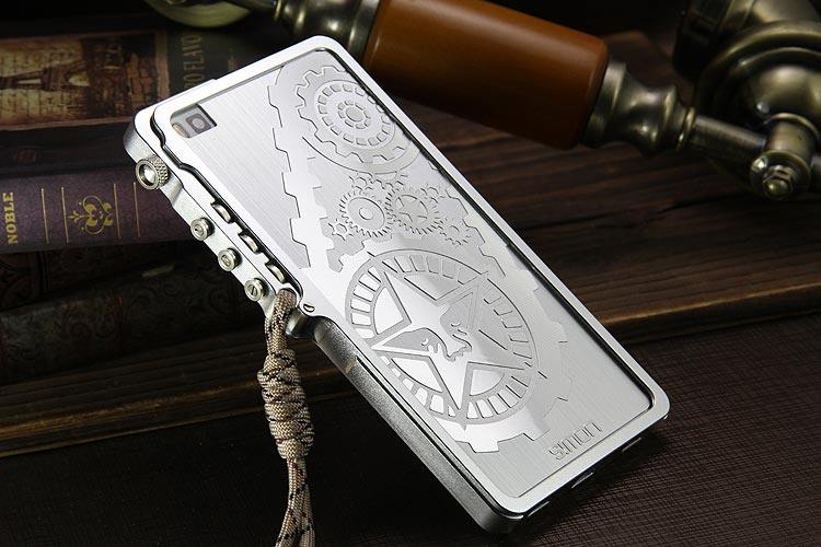 SIMON Mechanical Arm Trigger Aluminum Alloy Metal Bumper Outdoor Case Cover for Huawei P8