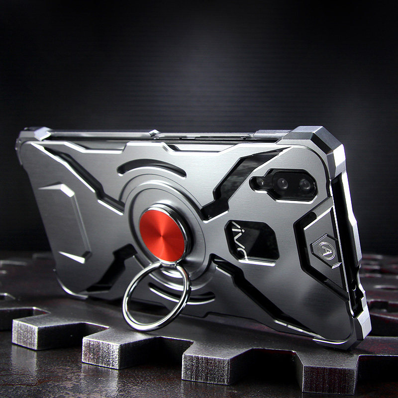 WK Iron Man Military Grade Shockproof Screw-less Metal Case w/ Ring Holder for vivo X21 UD & vivo X21