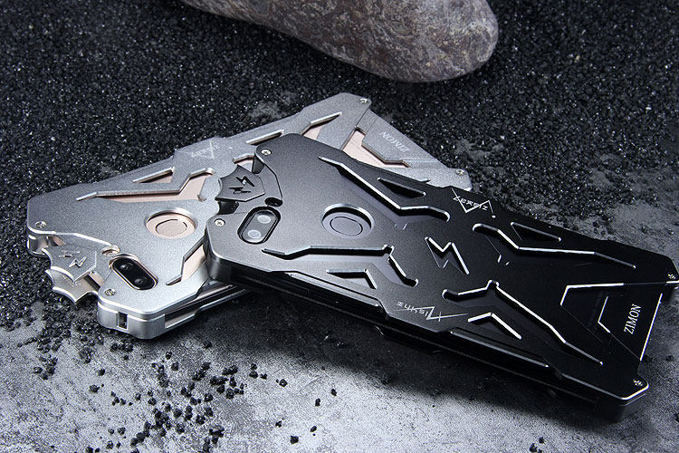 SIMON THOR Aviation Aluminum Alloy Shockproof Armor Metal Case Cover for OPPO R11s