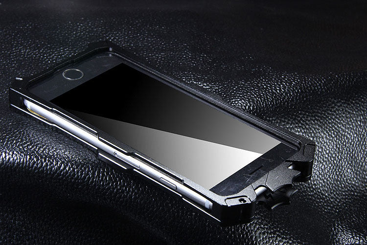 SIMON THOR Magnetic Bracket Aviation Aluminum Alloy Shockproof Armor Metal Case Cover for Apple iPhone 6S Plus / 6S / 6 Plus / 6