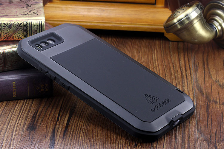 LOVE MEI Powerful Water Resistant Shockproof Dust/Dirt/Snow Proof Aluminum Metal Outdoor Heavy Duty Case Cover for Xiaomi Mi 6