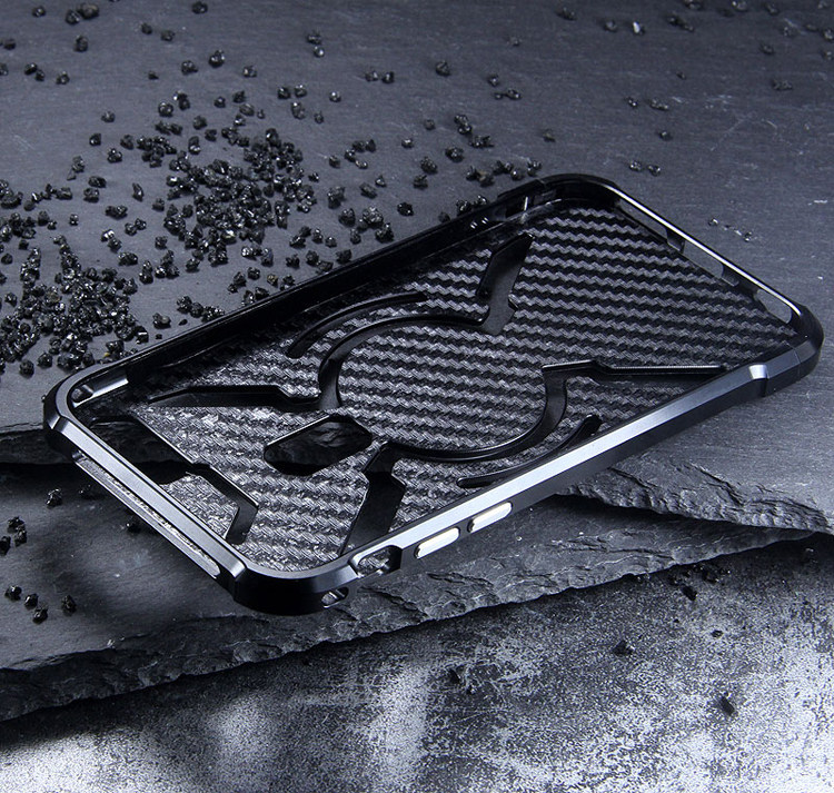 WK Iron Man Military Grade Shockproof Screw-less Metal Case w/ Ring Holder for Apple iPhone 8 Plus/7 Plus/6S Plus/6 Plus & iPhone 8/7/6S/6