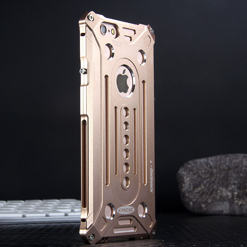KANENG Powerful Aluminum Shell Shockproof Aerospace Metal Case Cover for Apple iPhone 6S/6 & iPhone 6S Plus/6 Plus