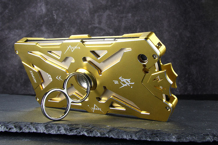 SIMON THOR Magnetic Bracket Aviation Aluminum Alloy Shockproof Armor Metal Case Cover for Apple iPhone 6S Plus / 6S / 6 Plus / 6