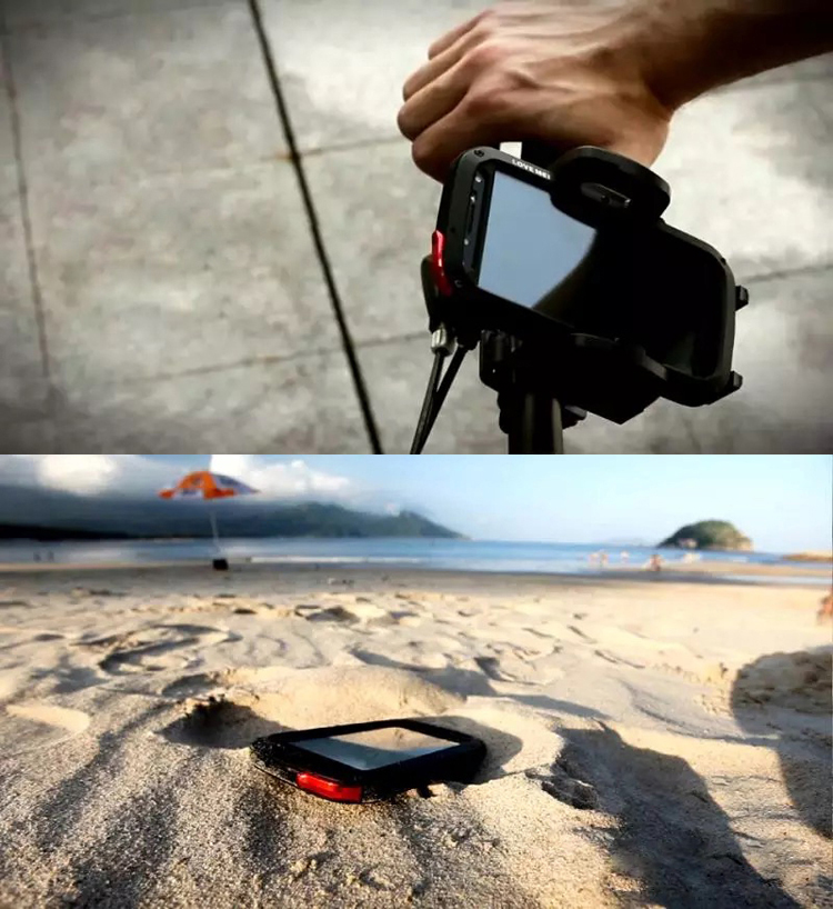 LOVE MEI Powerful Water Resistant Shockproof Dust/Dirt/Snow Proof Aluminum Metal Outdoor Gorilla Glass Heavy Duty Case Cover for Apple iPhone X