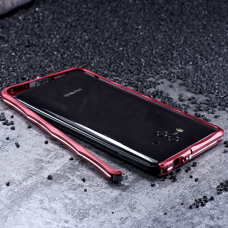 iMatch Slim Light Aluminum Metal Shockproof Bumper Case with Kickstand for Huawei Mate 10 & Huawei Mate 10 Pro