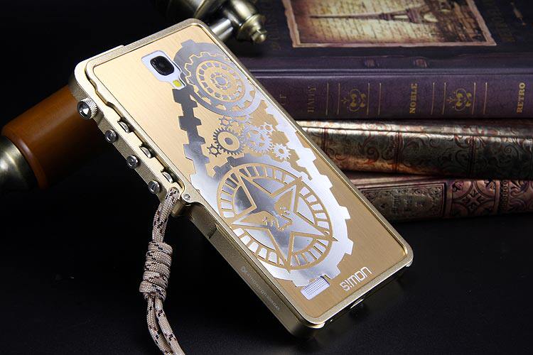 SIMON Mechanical Arm Trigger Aluminum Alloy Metal Bumper Outdoor Case Cover for Xiaomi Redmi Note