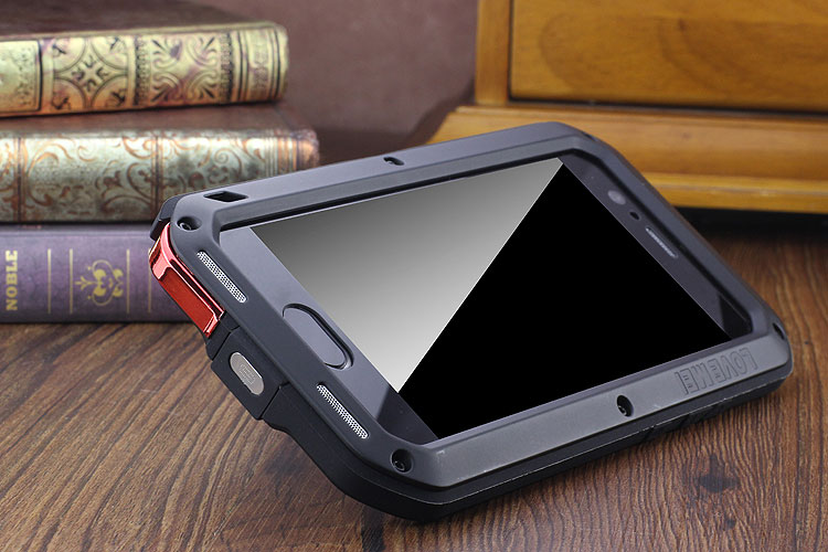 LOVE MEI Powerful Water Resistant Shockproof Dust/Dirt/Snow Proof Aluminum Metal Outdoor Heavy Duty Case Cover for Huawei P10 & Huawei P10 Plus