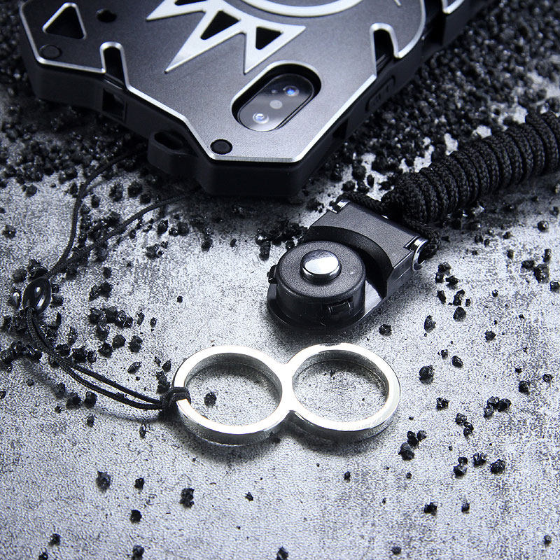 SIMON New THOR II Magnetic Bracket Aviation Aluminum Alloy Shockproof Armor Metal Case Cover for Apple iPhone X