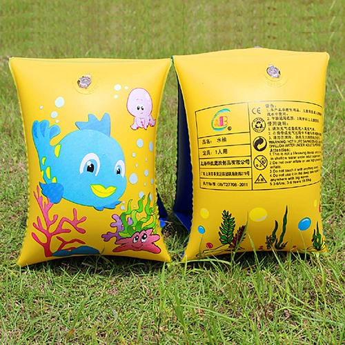 ABC Большой треугольный круг круга взрослые дети с барабанами и рукавами плавающие диски увеличивают утолщенное двойное кистозное плавание