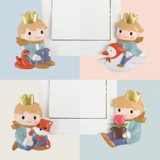 Переключатель, защитный чехол на стену, ювелирное украшение для гостиной, настенное бра, наклейка, в американском стиле