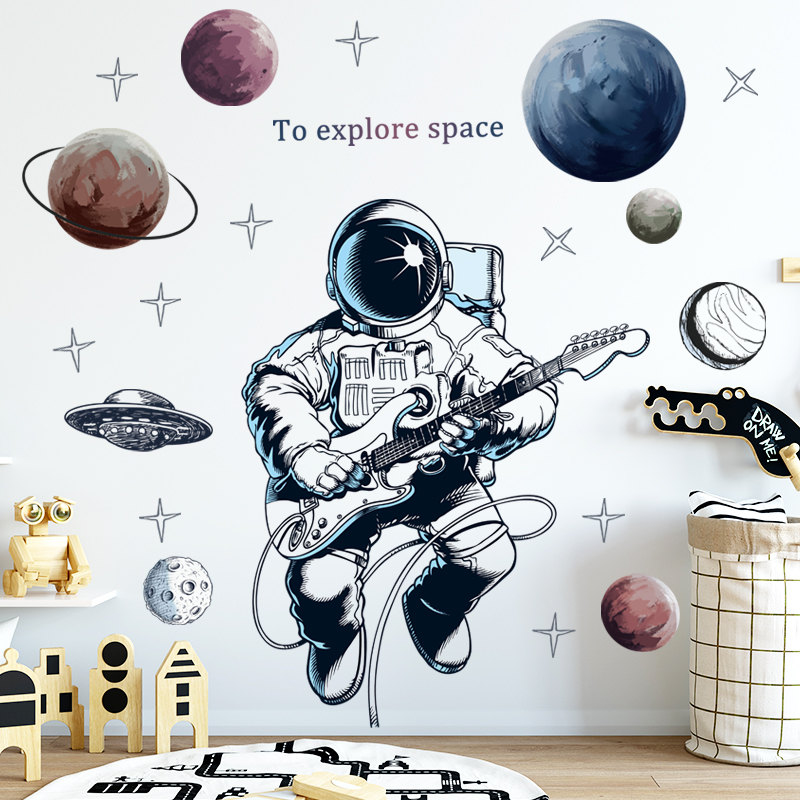 Wall stickers Creative personality warm wall room decoration stickers Wall stickers Children bed decoration wallpaper self-adhesive