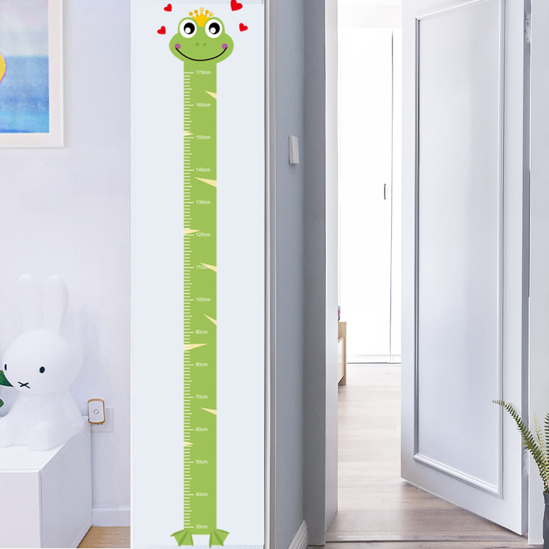 Home Height Wall Stickers Children Room Wall Wall Wall Decoration Living Room Baby Body High Ruler Cartoon Wall Stickler self-adhesive