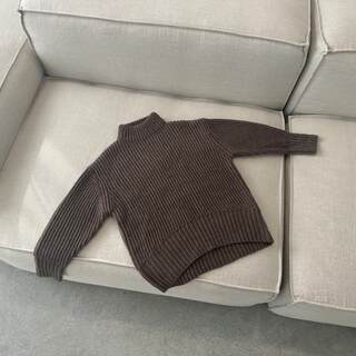 New Winter Collection for Boys and Girls, Korean Version, Thickened Half-Turtleneck Knitwear, Medium and Large Children's Sweaters, Casual and Loose