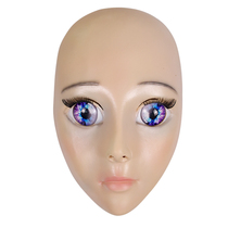 Cute doll kig big eye beauty mask Comic Con goddess mask cos performance props photo studio model