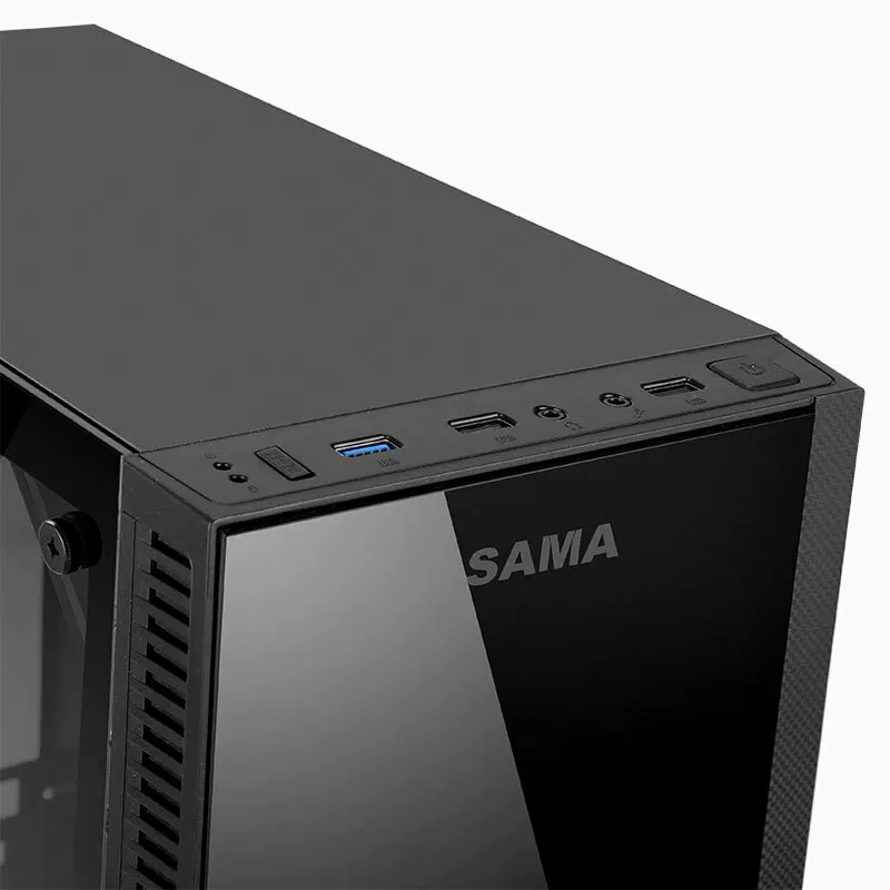 Настольный компьютер Xian Mabad: коробка-хост, подсветка RGB спереди, поддержка M-ATX миниатюрного корпуса для игр