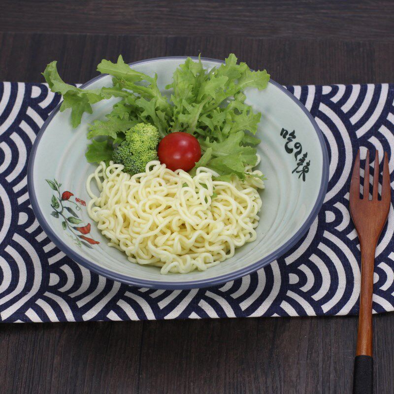 Coarse Pottery Creative Bull Meat Noodle Bowl Big soup Bowl Home New bowls Single Bucket Hat Bowl Thickened anti-scalding